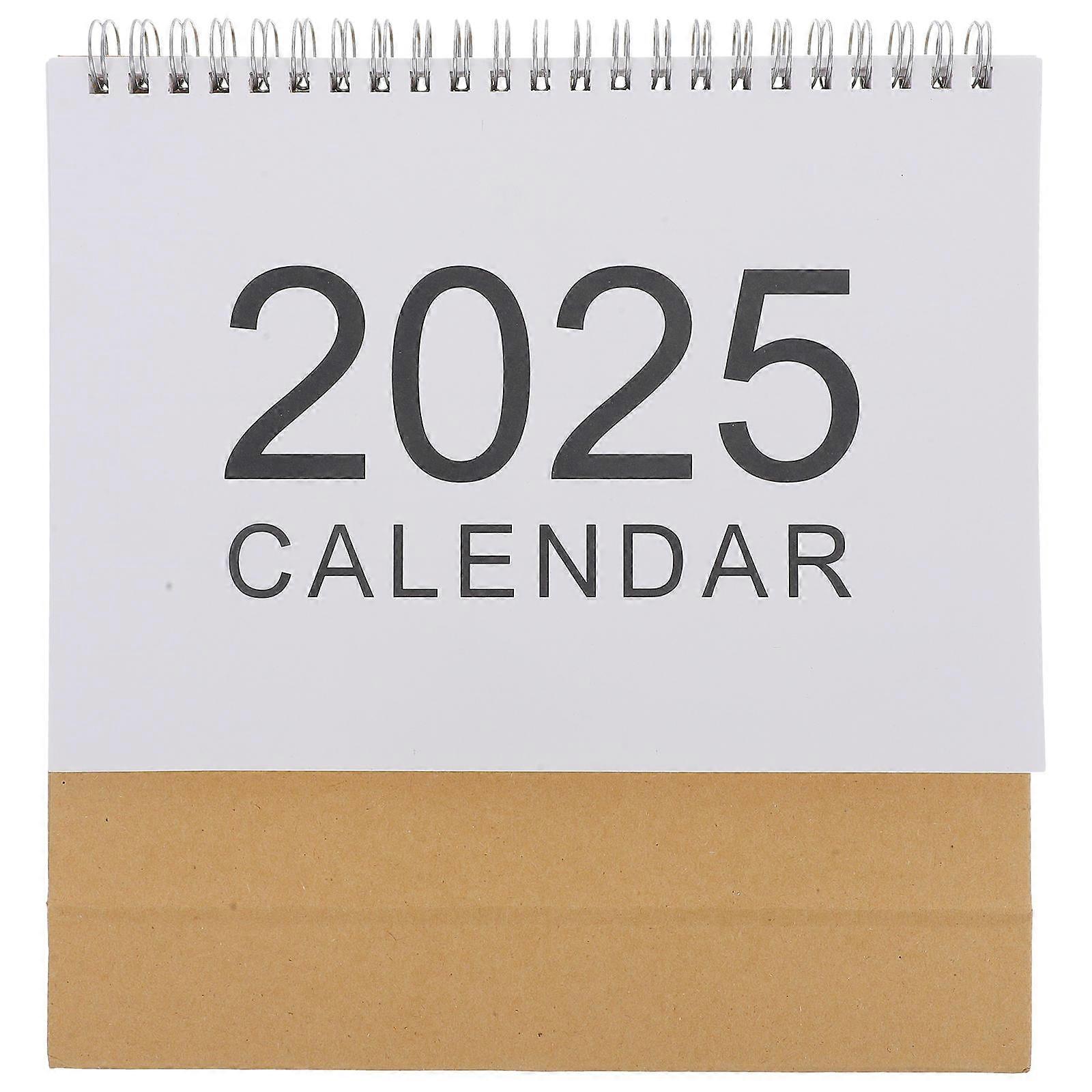 Simple Design Monthly Desk Calendar   Standing Flip Planner for Office & Home Use, Lightweight & Sturdy for Efficient Scheduling & Detailed Planning