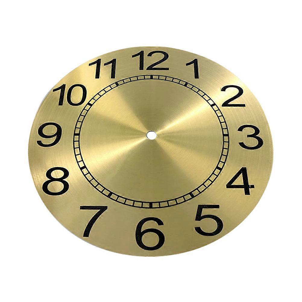 Stylish Round Clock Dial Replacement with Roman Numerals for Wall Clocks – Luxury Finish Panel for Home and Office Decor