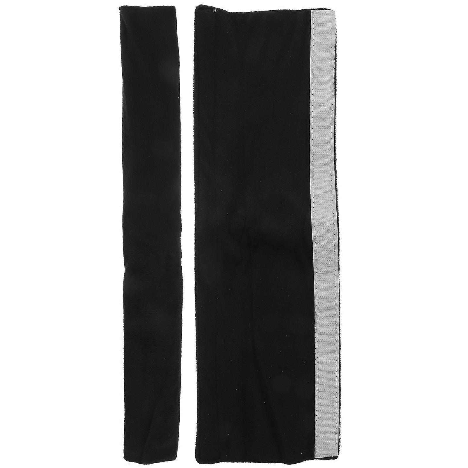 Refrigerator Door Handle Protector Covers Black 40x12cm Protects Handles Durable 2Pcs