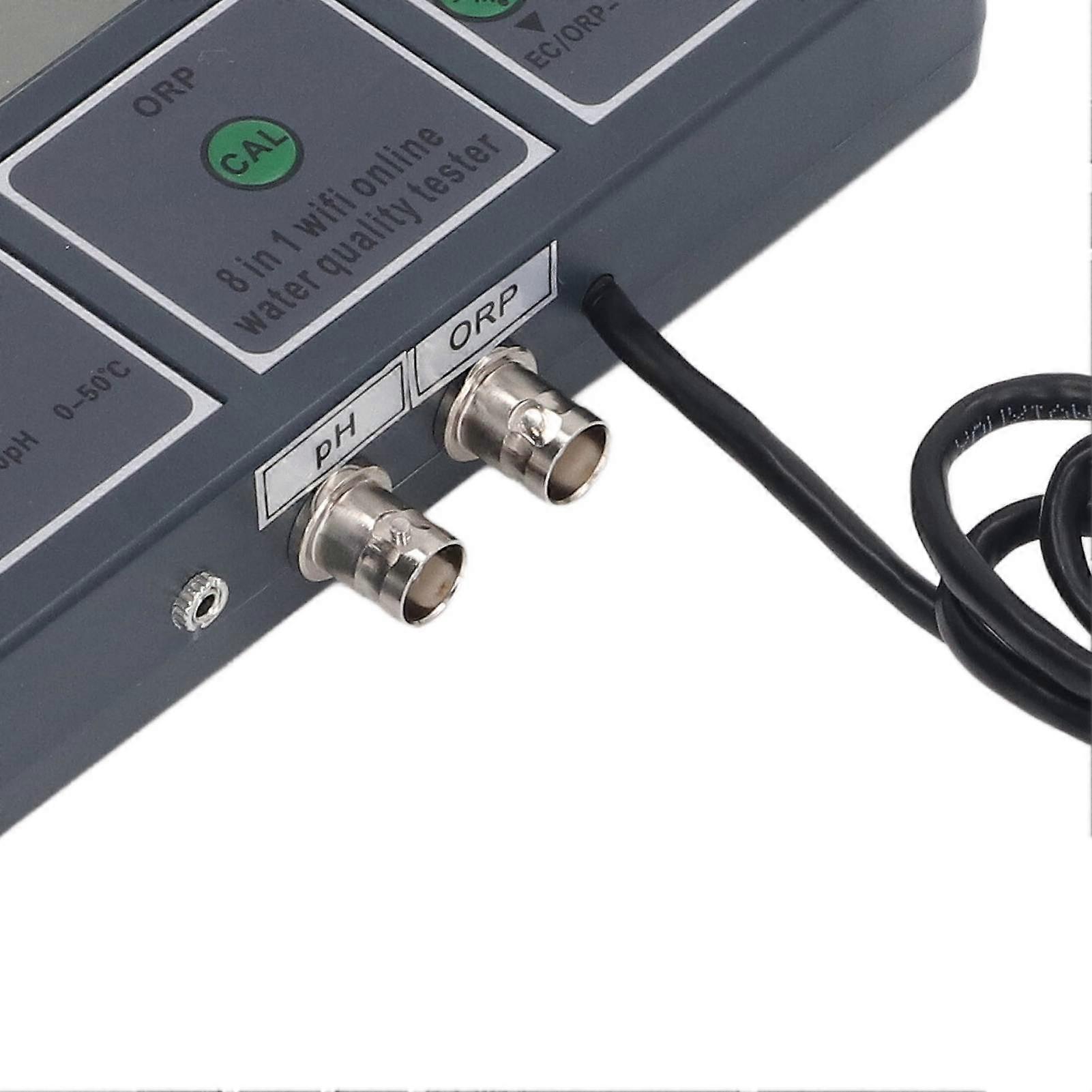 Multi-parameter Water Quality Tester SG PH EC SALT ORP TDS CF TEMP 8 in 1 Rechargeable Online Monitoring for Aquarium 230V UK Plug