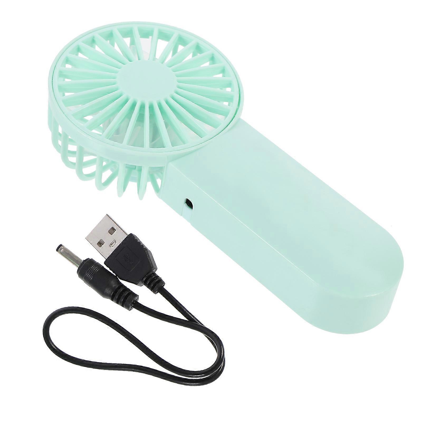 Usb Charging Fan Plastic Material Handheld Portable Hiking 1Set
