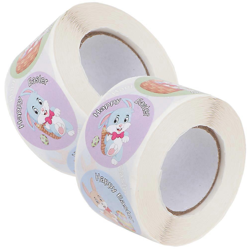 Samolepky Zajíček Tvar Samolepky Dárek Dávat Zásnuby Party 2 Rolls