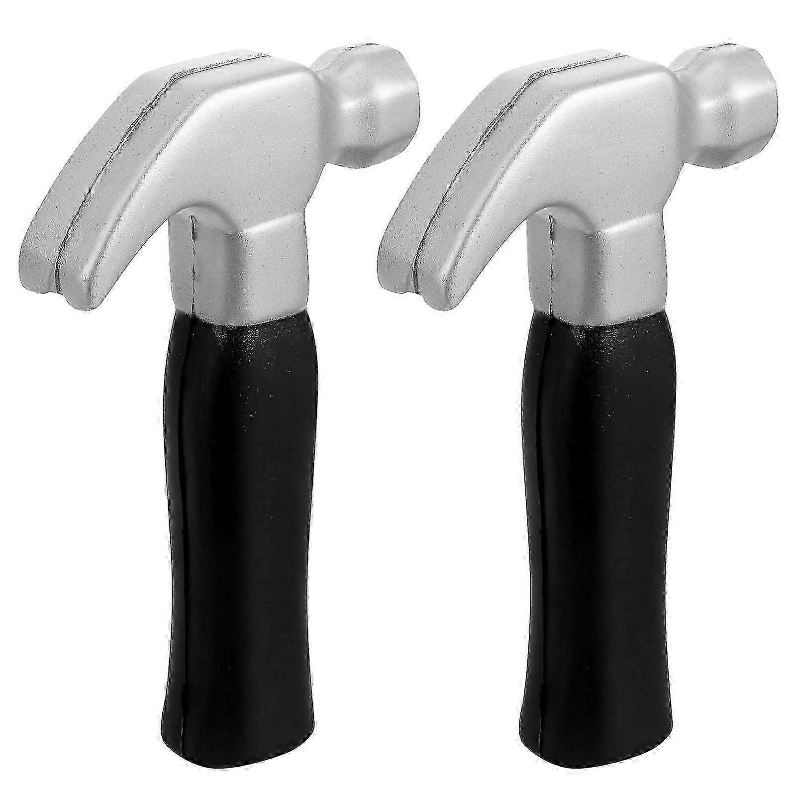 2Pcs Simulation Hammers Toys for Kids Knocking Hammer Props Party Fun