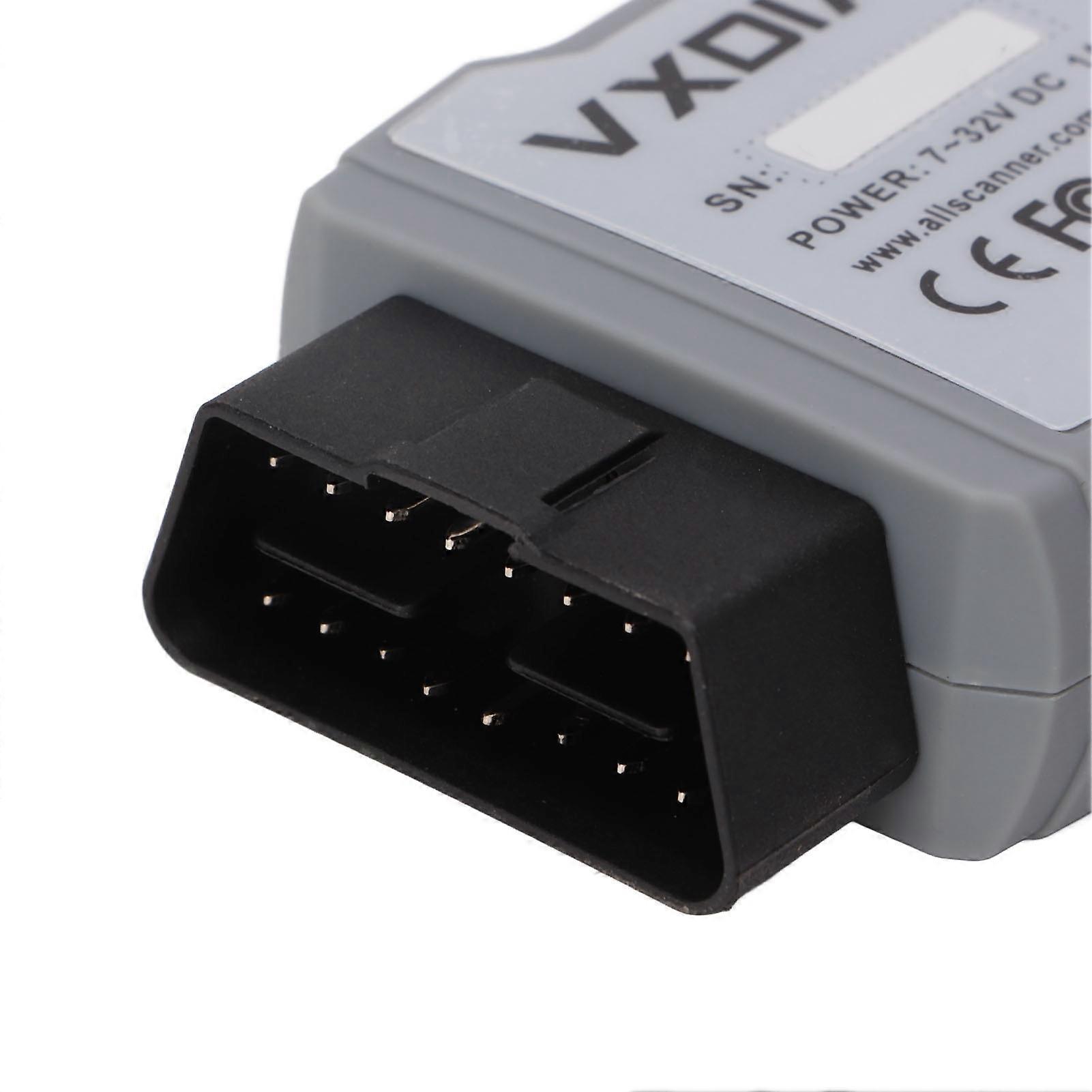 Scanner diagnostico OBD2 V162 con connessione USB e sostituzione multilingue per Jaguar