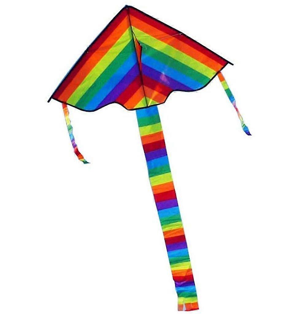 Single-line kites and rainbow striped kites are suitable for children over 3 years old