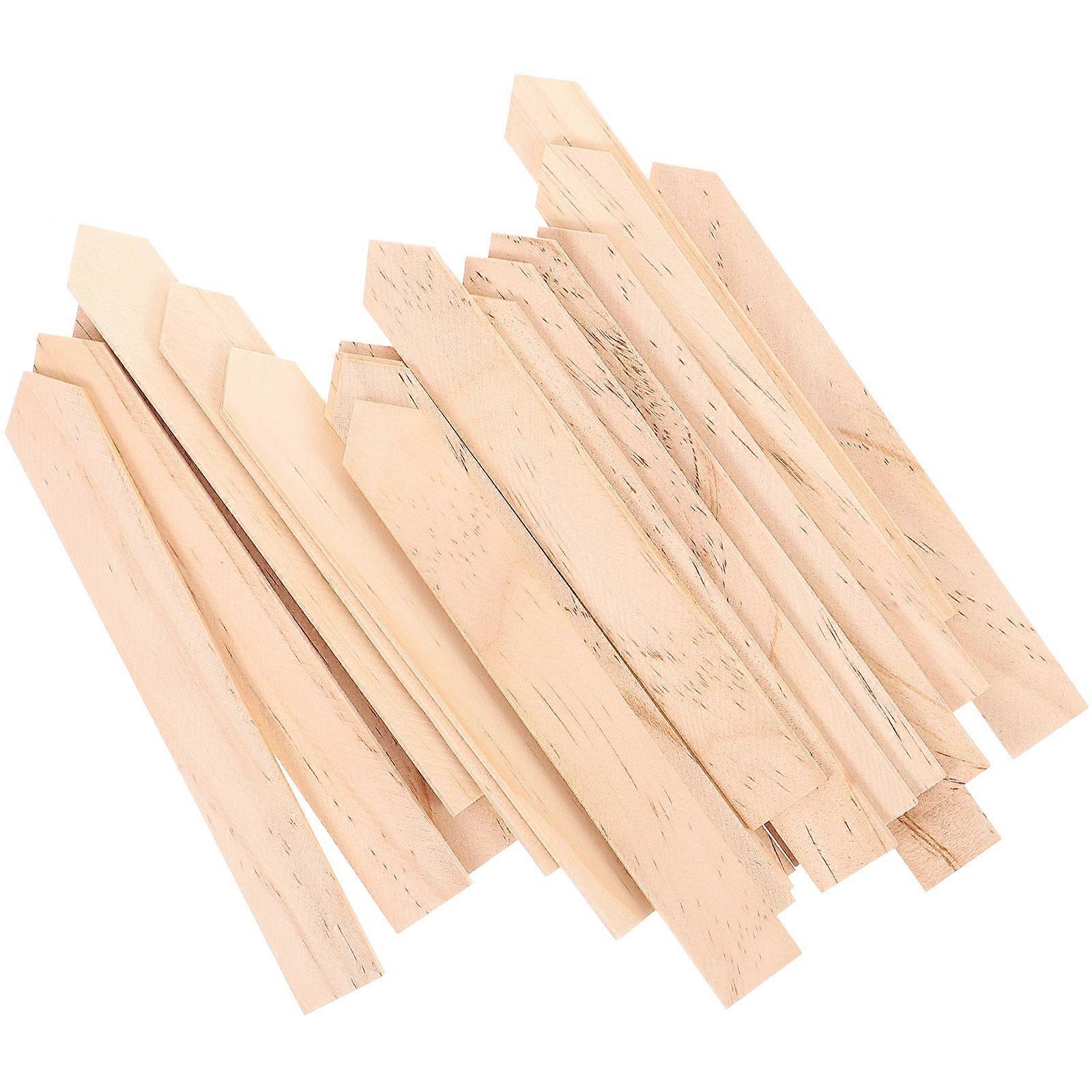 Flower Pot Tags Garden Label Stakes Easy Soil Insertion Lightweight Portable Rectangular Shape Gardening Tools 20Pack