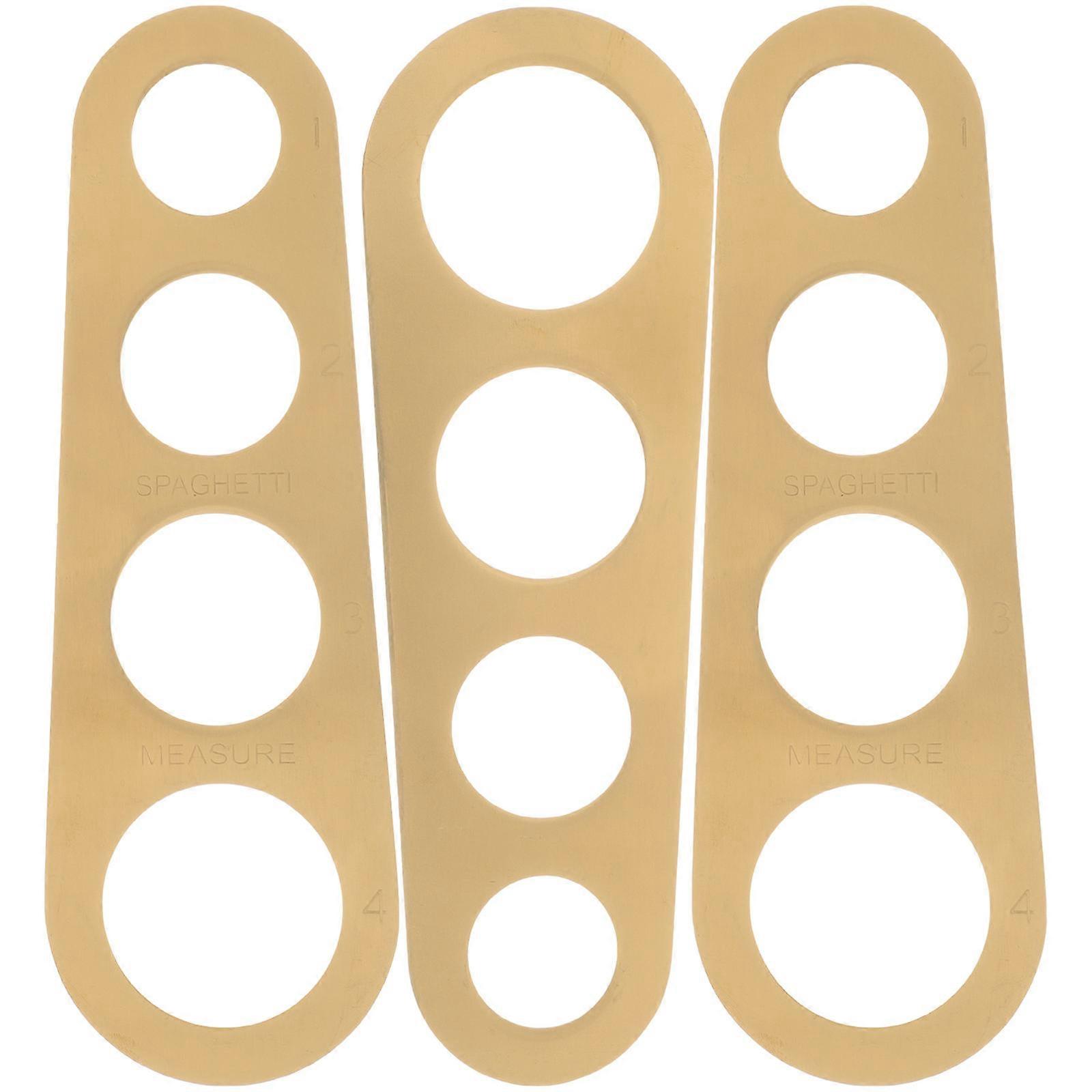 The **3pcs Stainless Steel Spaghetti Measurer Pasta Measuring Tool With Chef Tools** is a handy kitchen gadget designed to help you cook the perfect