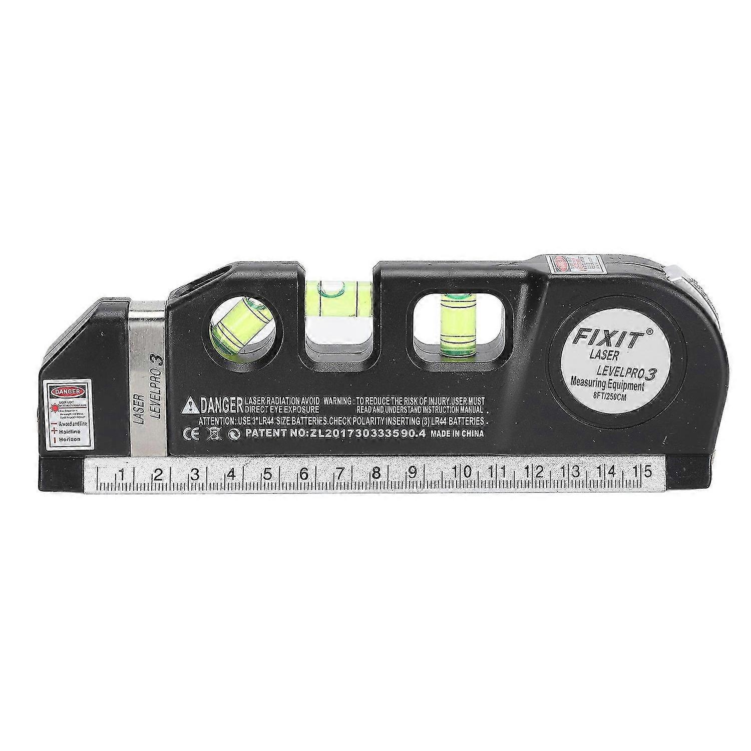 Multipurpose Laser Leveller Infrared Spirit Level Tape Measure Tool for Woodworking