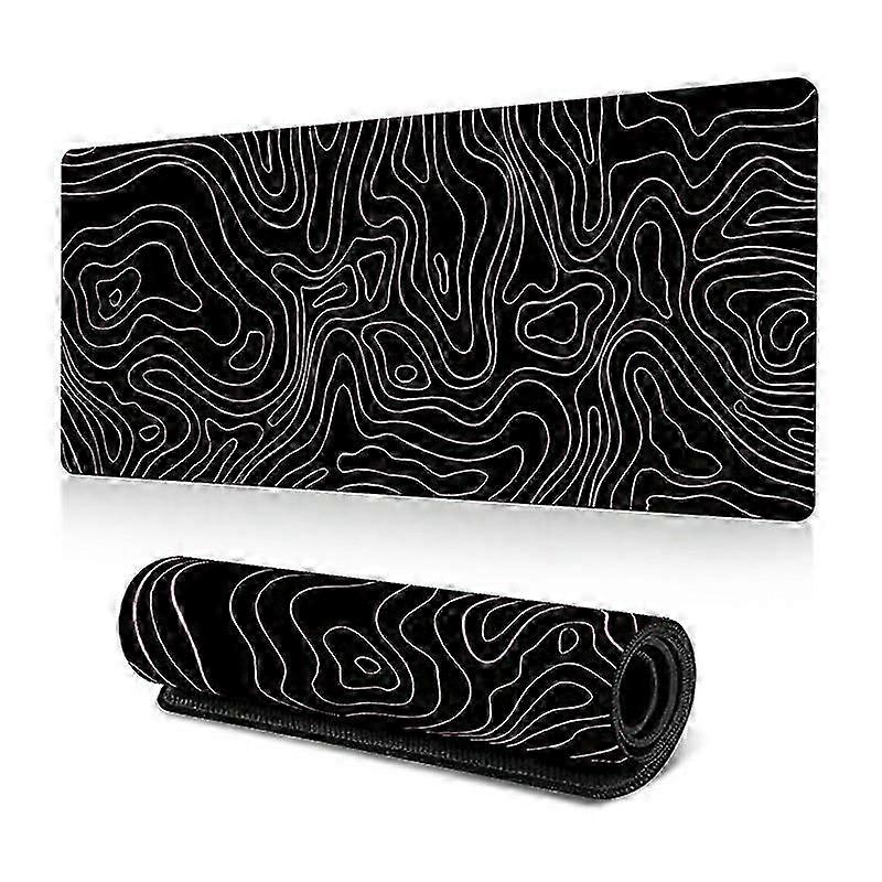 300*800*2mm Large Mouse Pad Stylish Abstract Pattern Anti-skid Desktop Mat