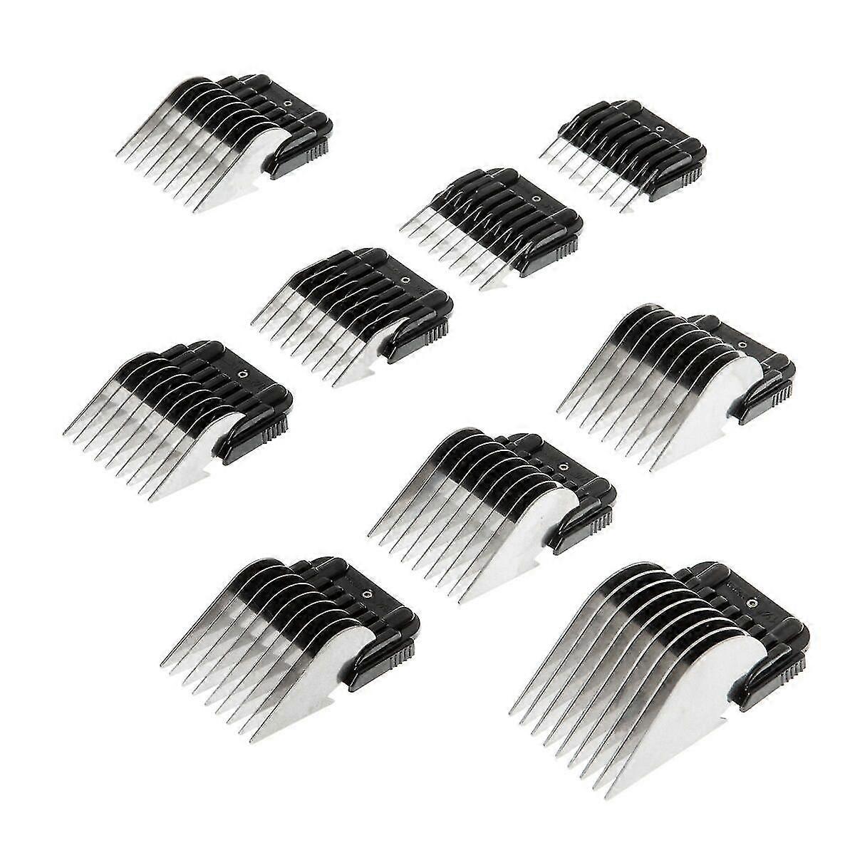 9 Piece Metal Snap On Comb Attachment Set - For A5-Type Snap-On Blades