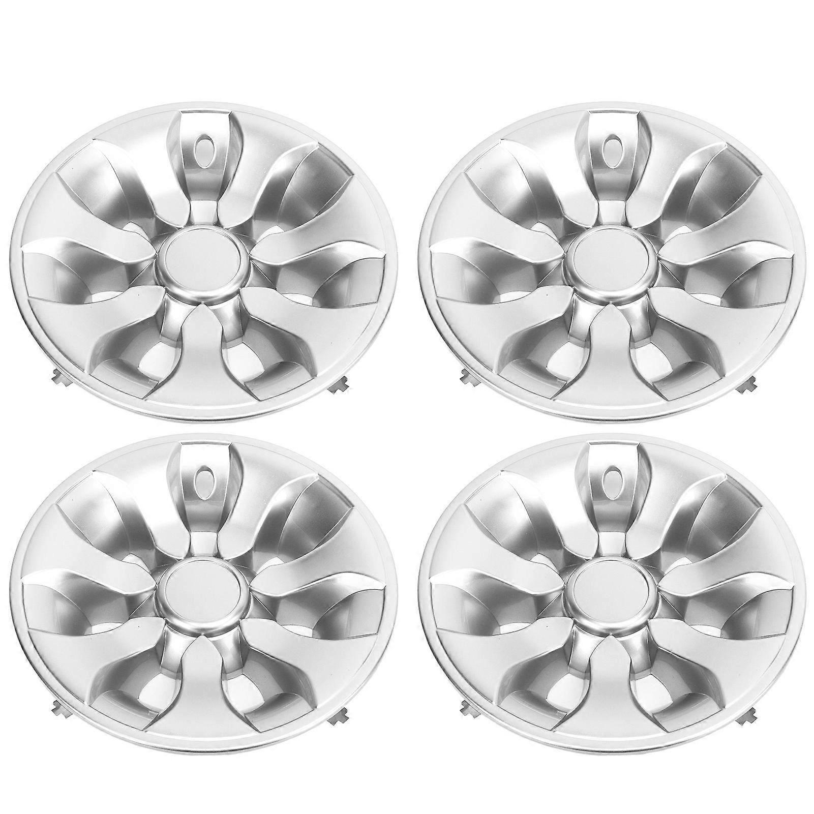 4PCS Golf Cart Wheel Hub Cap Aerodynamic High Hardness 8in Universal Replacement For Club Car