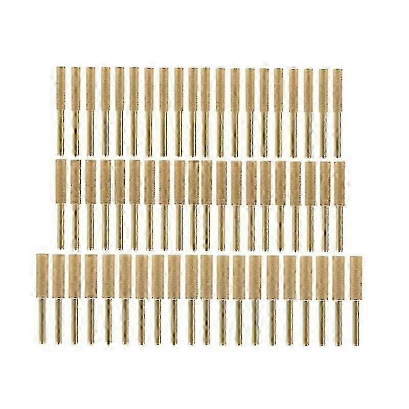 60 Pcs Titanium Plated Grinding Tool Diamond Chainsaw Sharpener Bits High Hardness Chainsaw Sharpen jn
