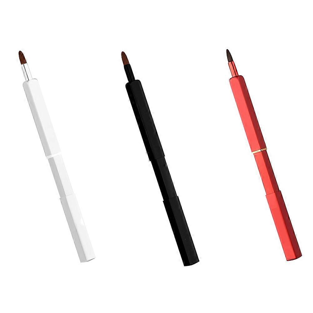 Lip Brush for Makeup Use 3Pcs Assorted Color Lipstick Applicators