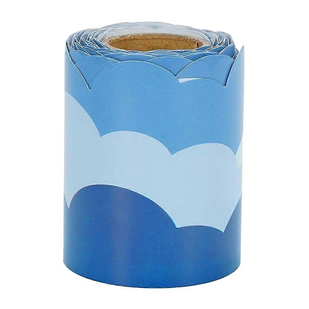 Chalkboard Sky Border Trim for Bulletin Boards – Easy Cut, Effortless Cleaning, Low Maintenance Classroom Decor