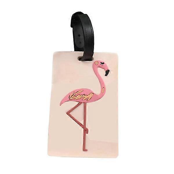 Flamenco Style Address Tag for Suitcase in Beige