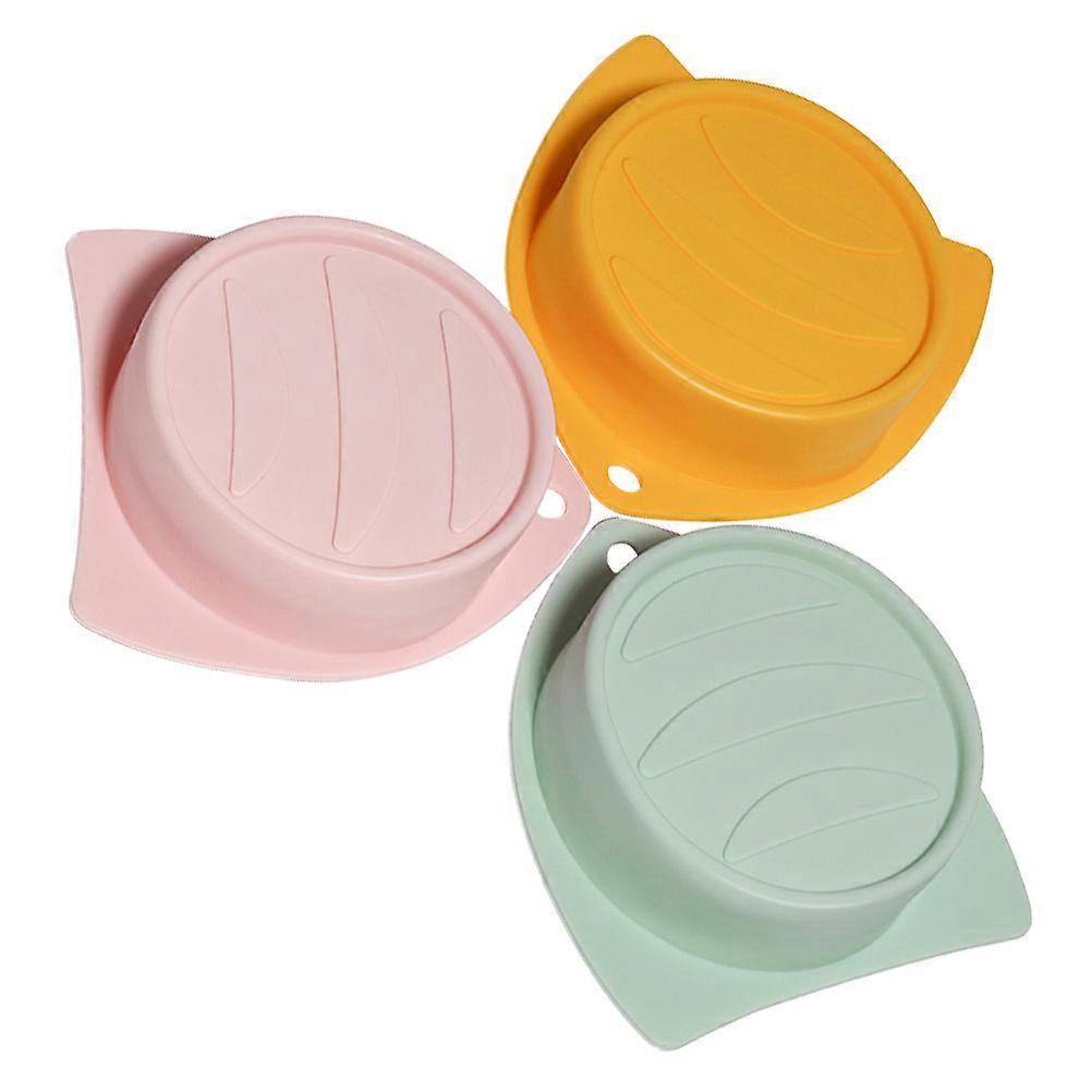Silicone Can Cover for Tins Use Prevents Food from Spoiling and Reusable 3 Pieces Assorted Color