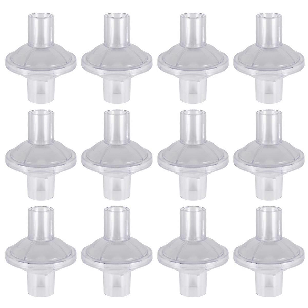 Viral In-Line Outlet Filter Compatible with for , CPAP/BiPAP Machine, 12 Packs Edition 0718