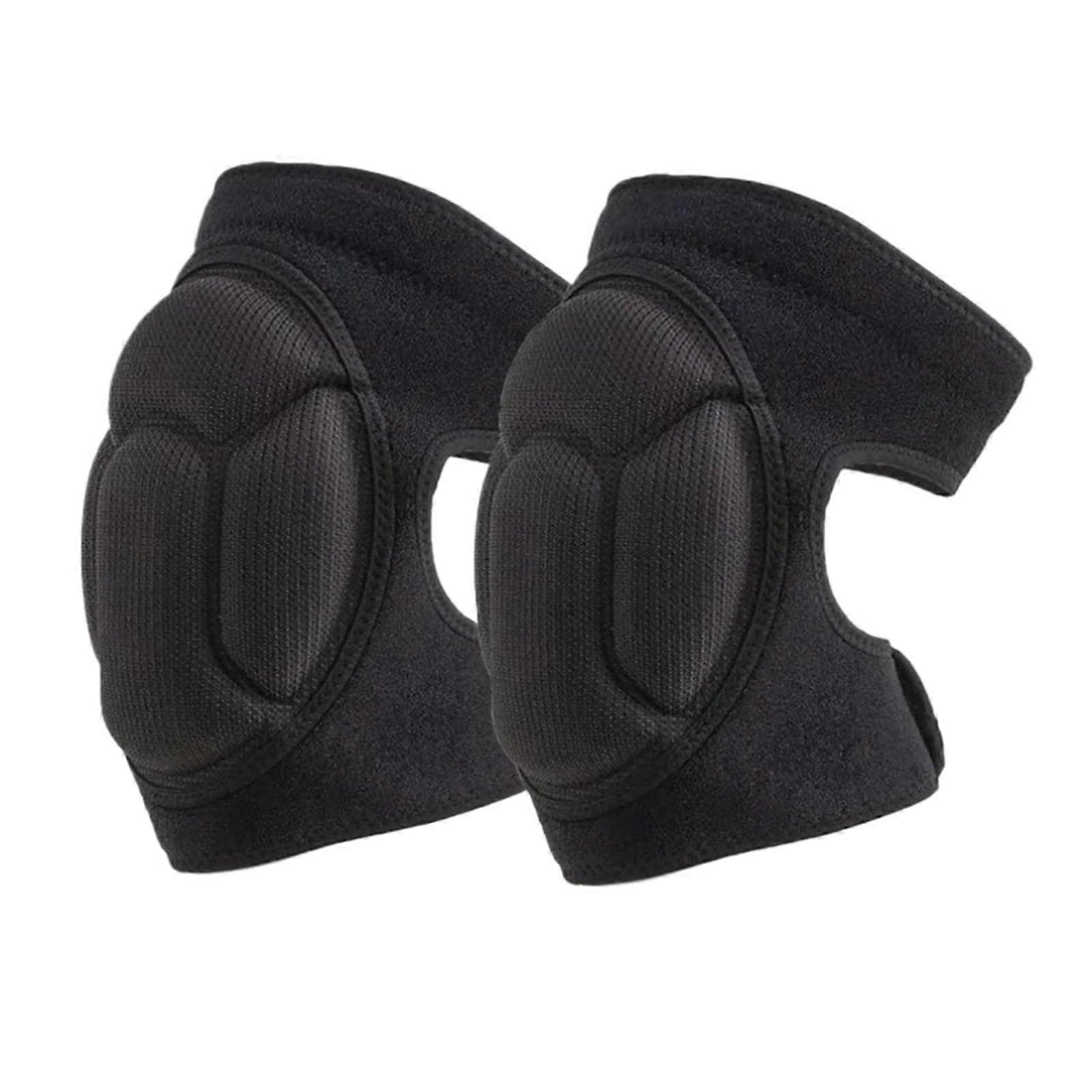 Garten Knieschützer Black M - 1 Pair Sport Knee Pads for Gardening, Cleaning, Soft Anti-Collision Foam Protection