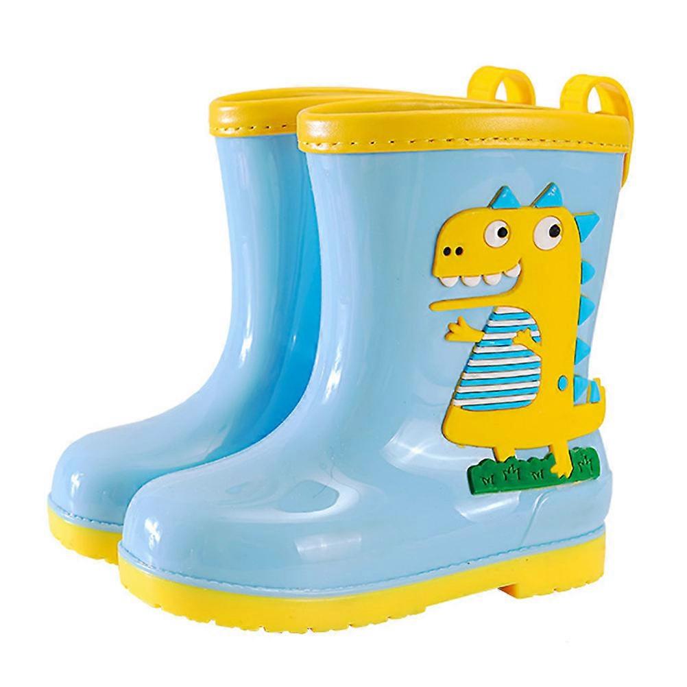 Dinosaur Rain Boots Durable, Non Slip Design with Adorable Cartoon Pattern for Boys Perfect for Outdoor and Garden Activities
