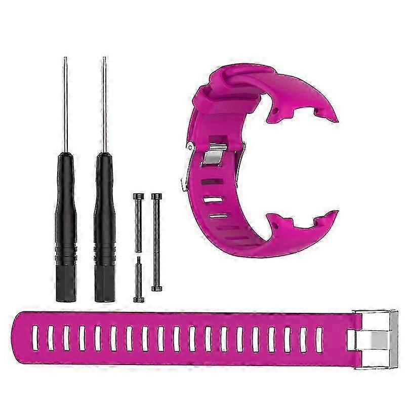 Watch strap for SUUNTO D4 D4i NOVO - silicone adjustable replacement