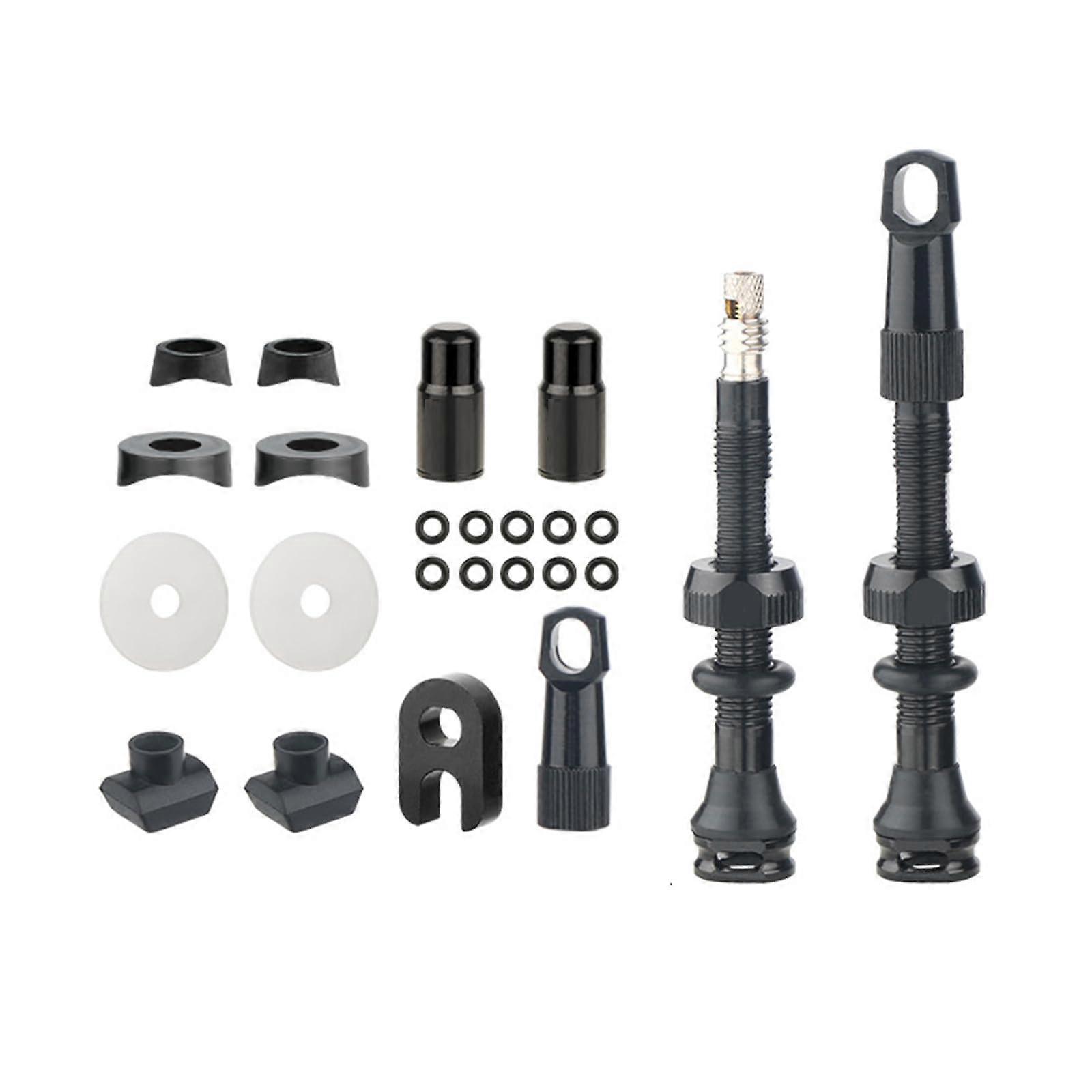 Corrosion-Resistant Aluminum Bicycle Tire Valve With Removable Stem, Presta/Schrader Compatible