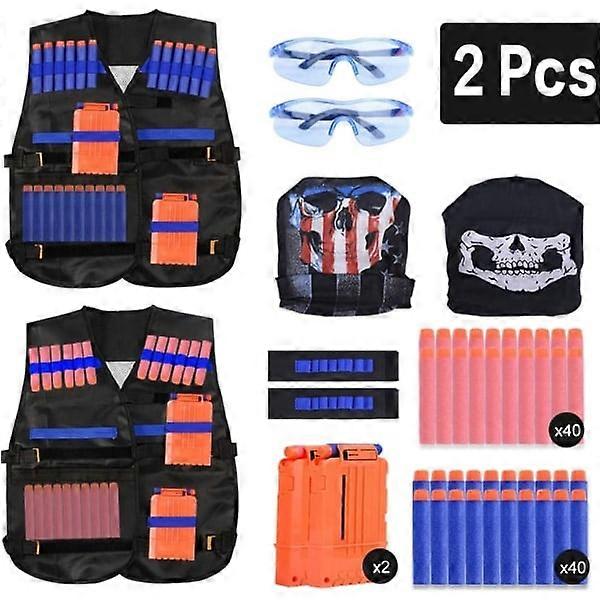 IC 2er-Pack Taktische Weste Jacke Set Nerf N-Strike Elite Set