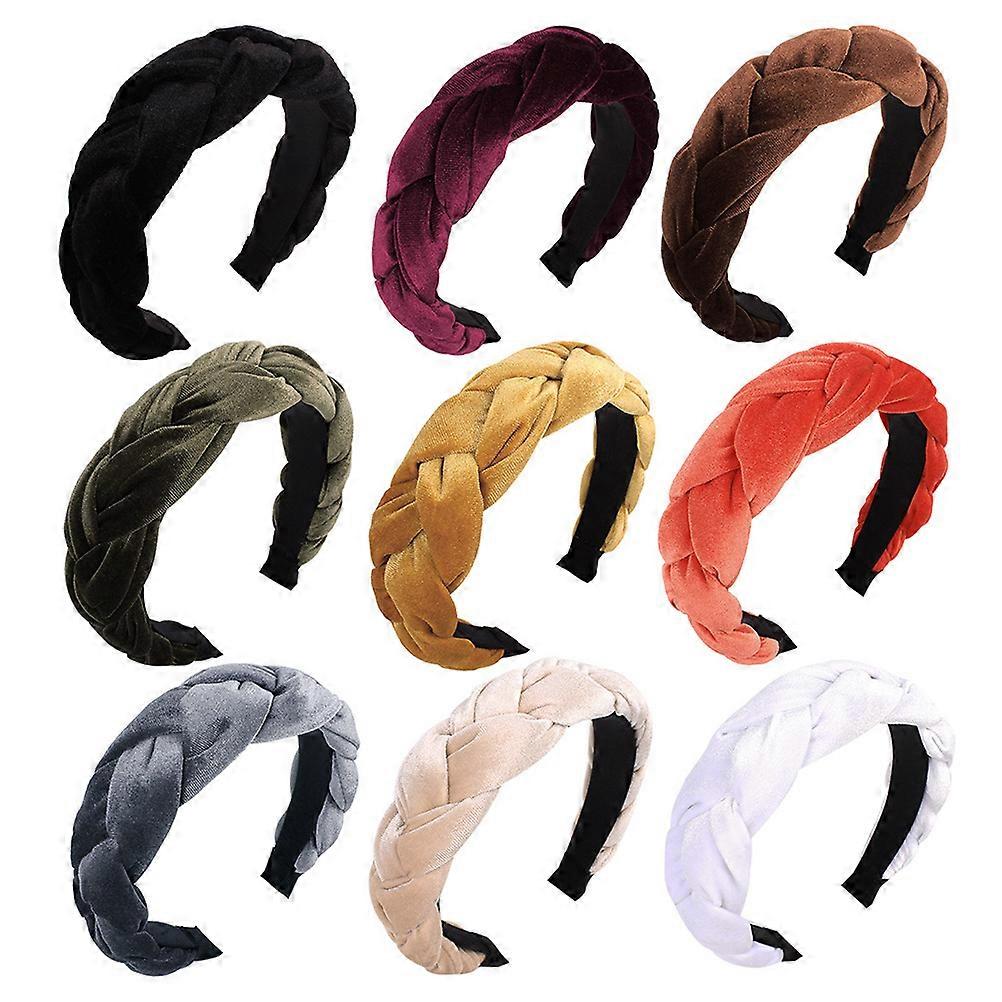 Durable Cloth Wide Headband for Women Assorted Color Fits Various Outfits 4 Pieces