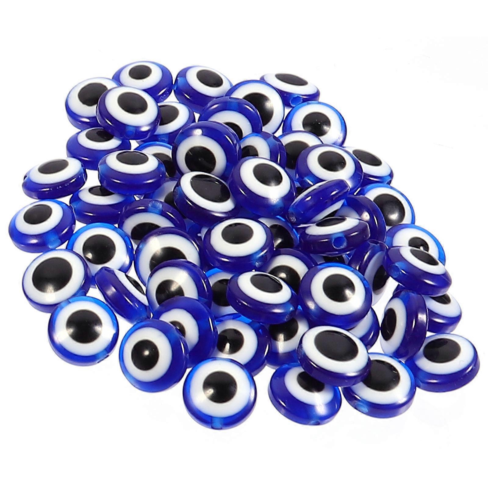 200Pack Resin Round Beads Ideal For Craft Projects And Jewelry Making With Fade-Resistant Properties 0.6X1CM