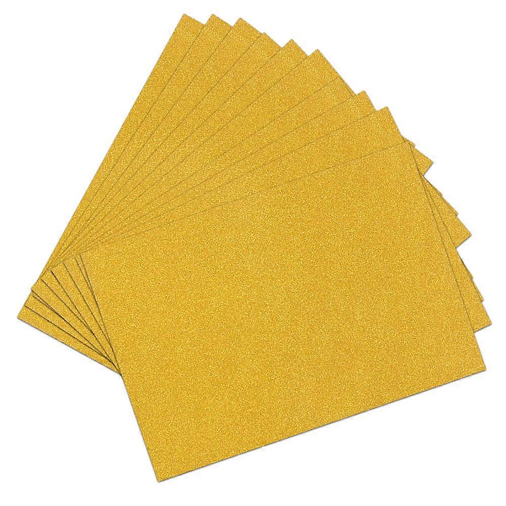 Golden Glitter Paper for DIY Crafts 30 Sheets A4 Size Sparkling Cardstock for Scrapbooking and Projects