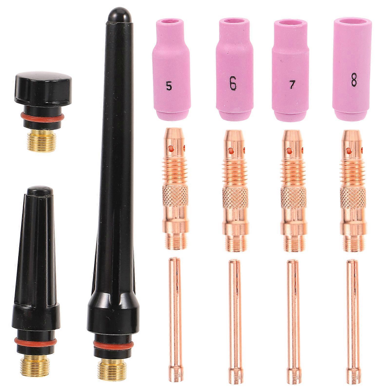 Tig Welding Supply Welding Torch Nozzle Mesh Accessory Set for Industrial Use 1Set