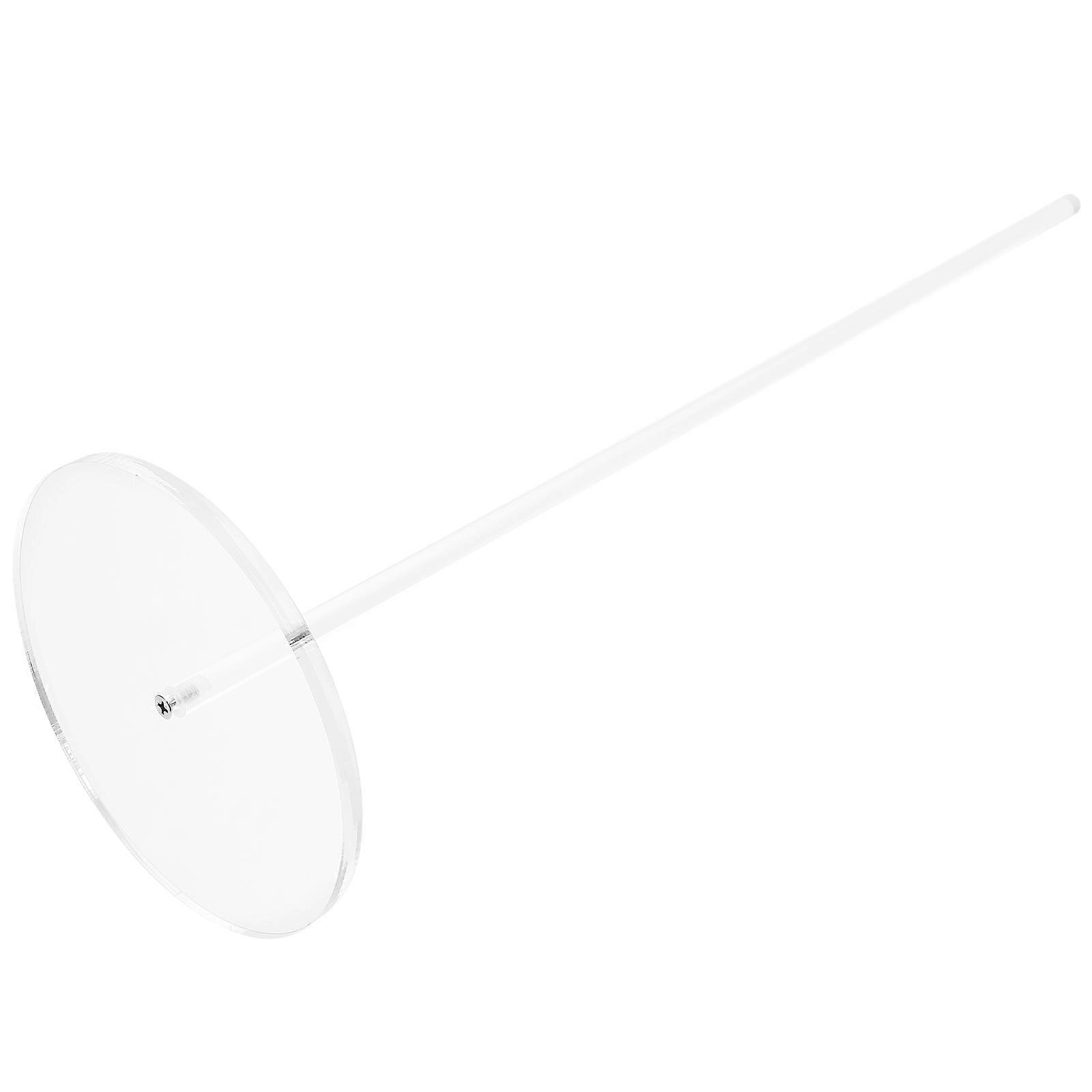 حامل منشفة ورقية أكريليك للمطبخ والحمام حامل شفاف لتخزين الورق 6.5 × 4.2 بوصة