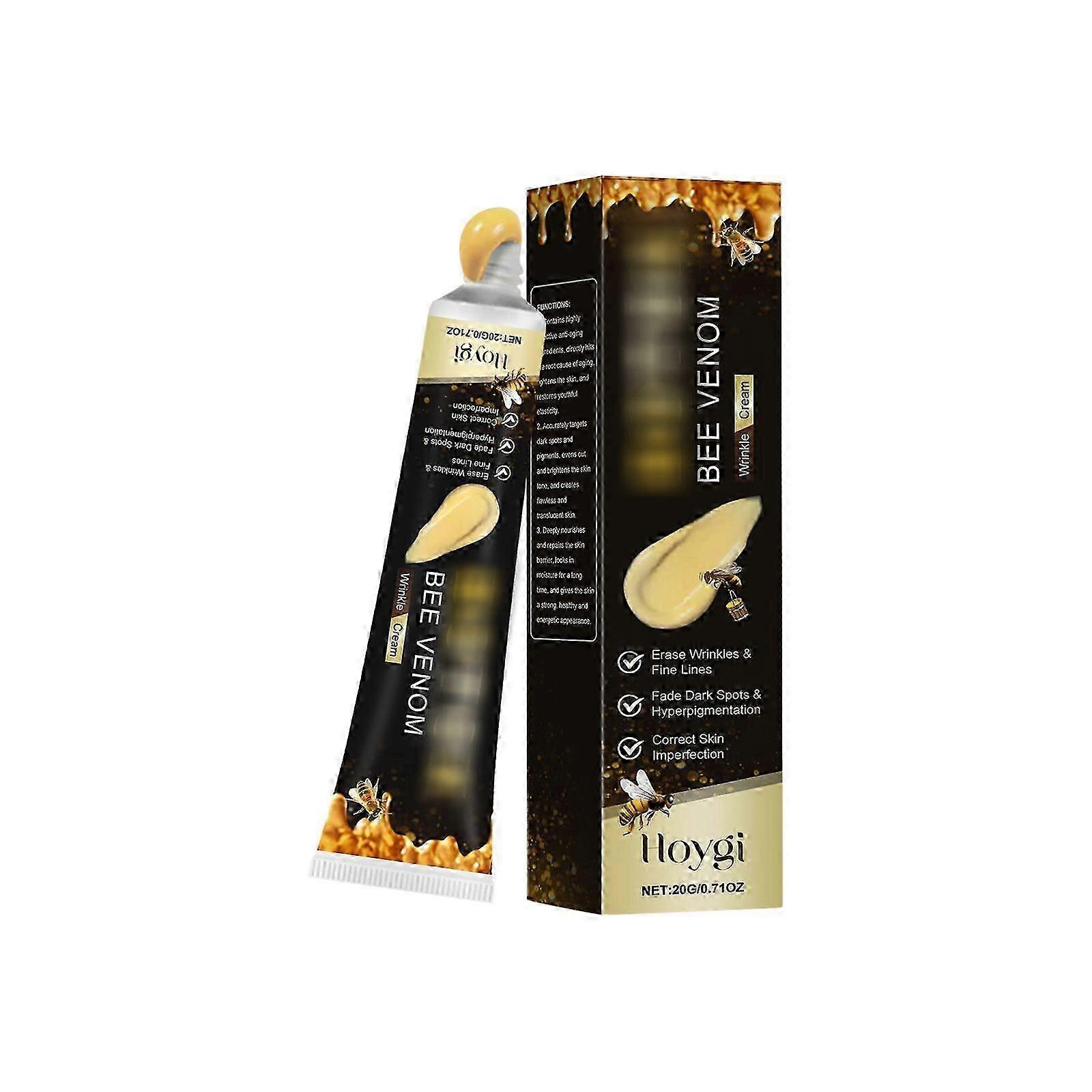 Bee Venom Wrinkle Removal Cream, Bee Venom Anti-Wrinkle Firming Cream, Moisturizing and Hydrating, Anti Aginf Bee Venom Cream, Lifting & Recovery
