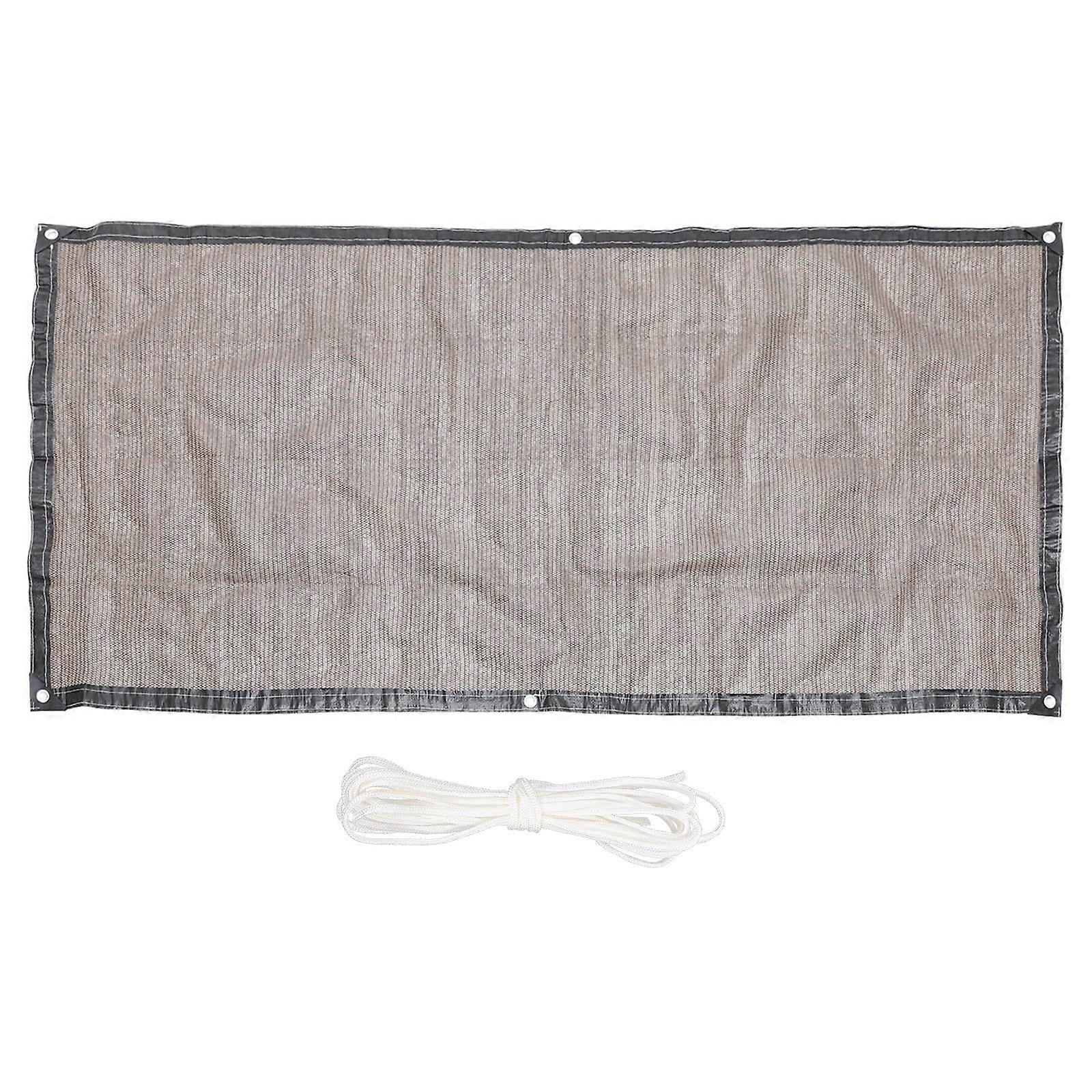 Patio Shades Sun Blocking Netting For Gardens Balconies Outdoor Areas 200x100cm Coffee 1 Set