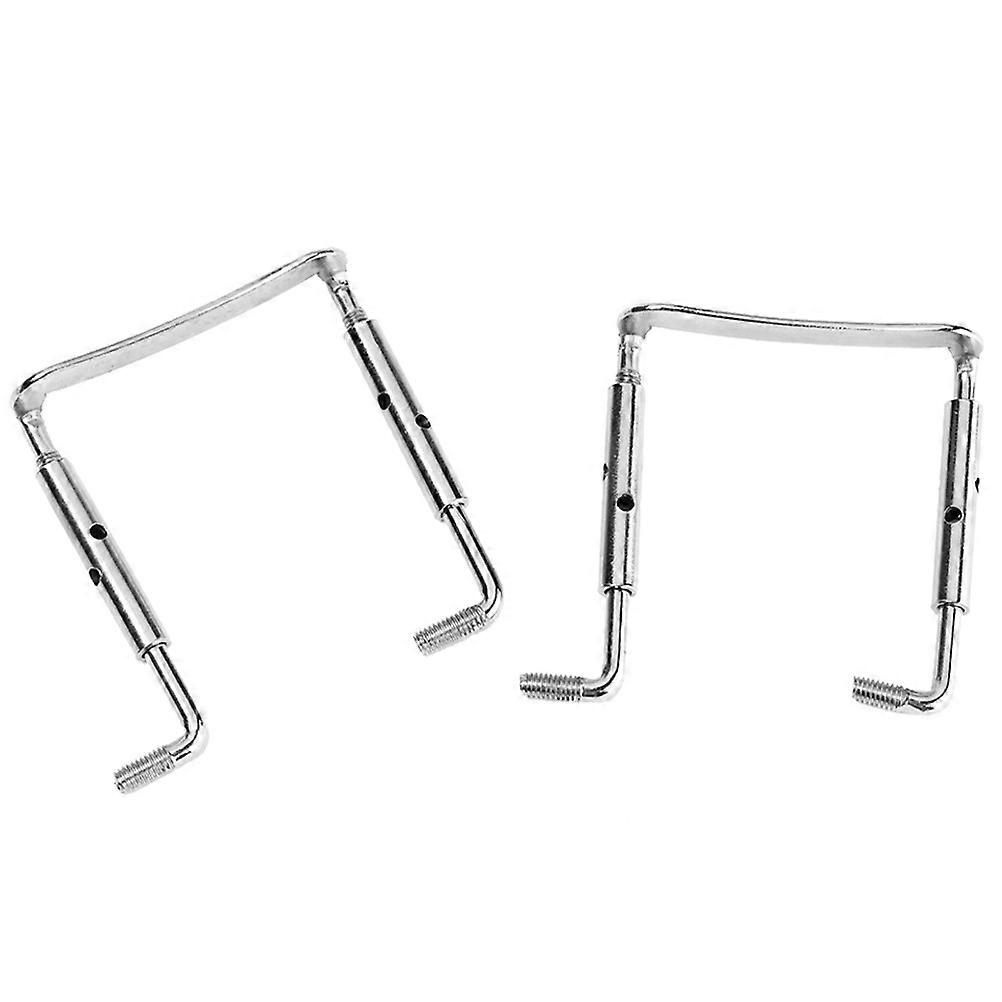 Violin Chinrest Screws Metal Replacement for Violin Use 2Pcs Set