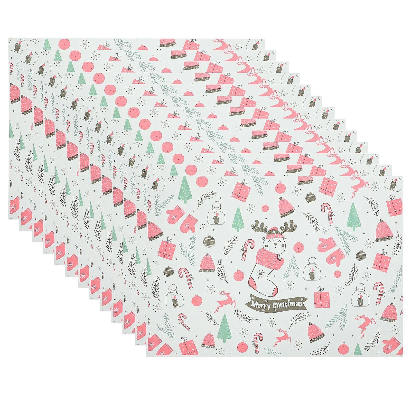 Food Packaging Paper 50Pcs Assorted Color Hamburger Wrapping Sheets For Fried Foods Non-Stick Kitchen Users