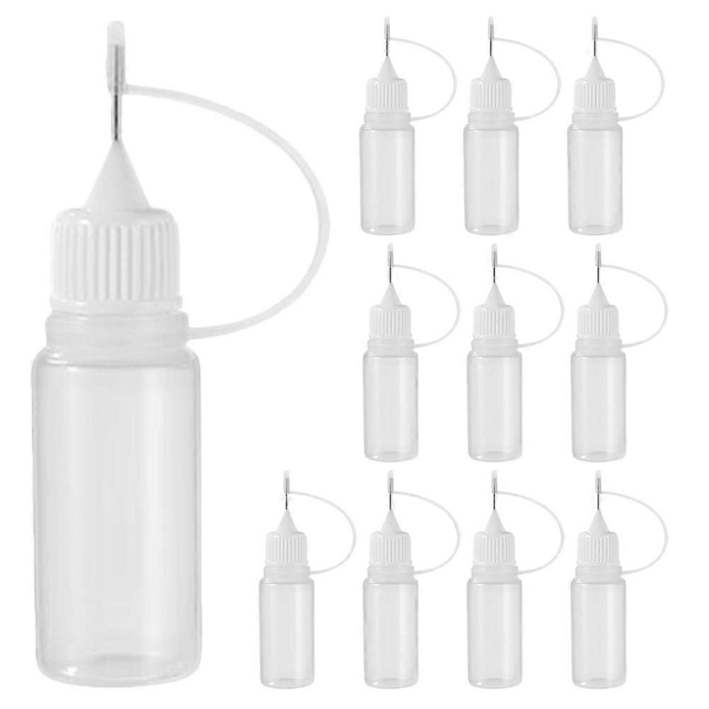 Transparent Precision Tip Squeeze Bottles for Storage Made of Strong PE Material 5ml