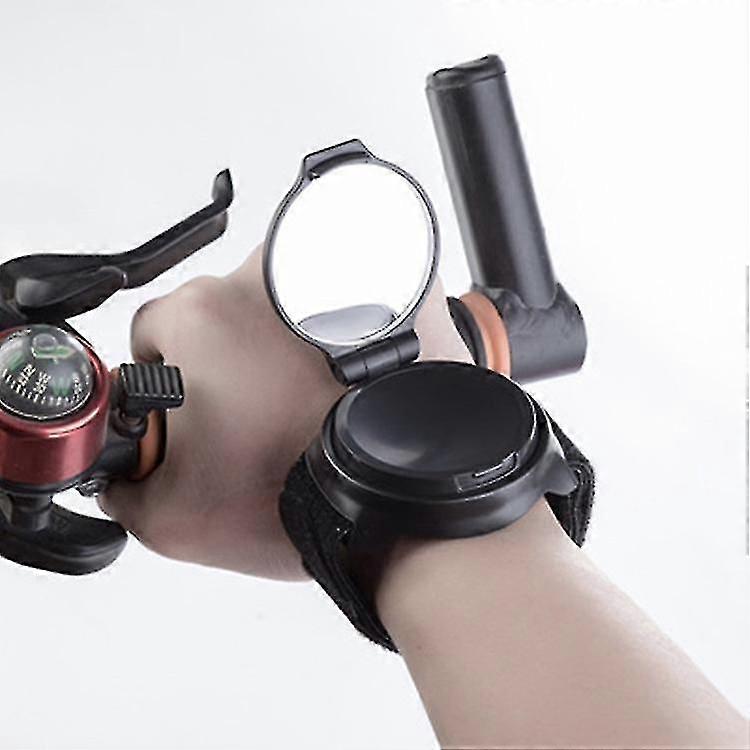 Rearview Mirror For Cyclists, 360 Adjustable, Safety Wrist Mirror Hk