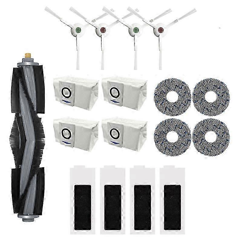 Robot Vacuum Replacement Kit - Side Brush, Mop Pads, HEPA Filter, Dust Bag for T20 Series Models
