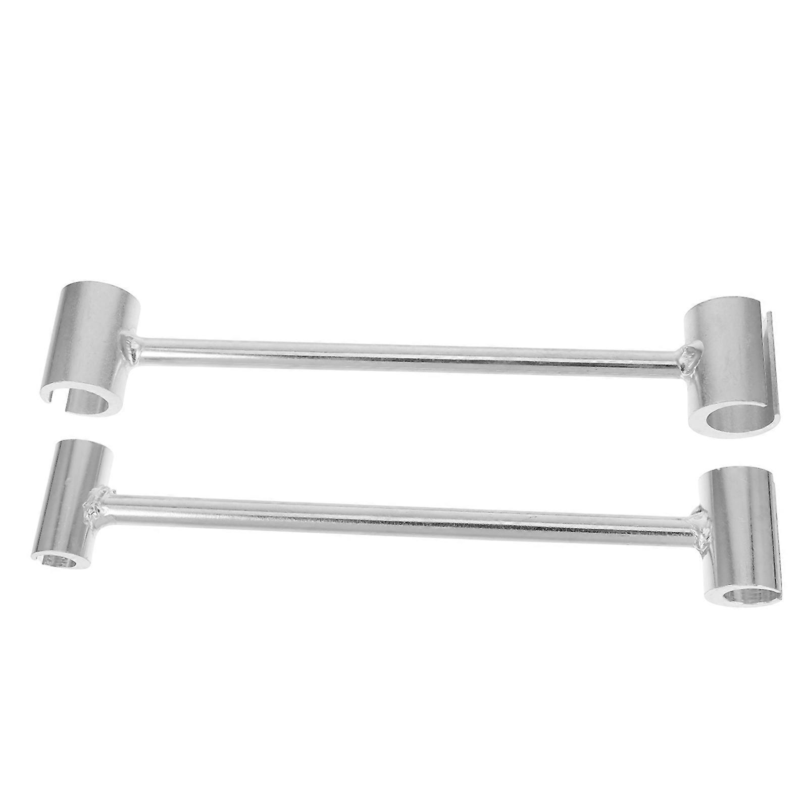 Precise Door Hinge Adjustment Tool Ergonomic Design for Home and Commercial Use Silver Steel 2Pcs