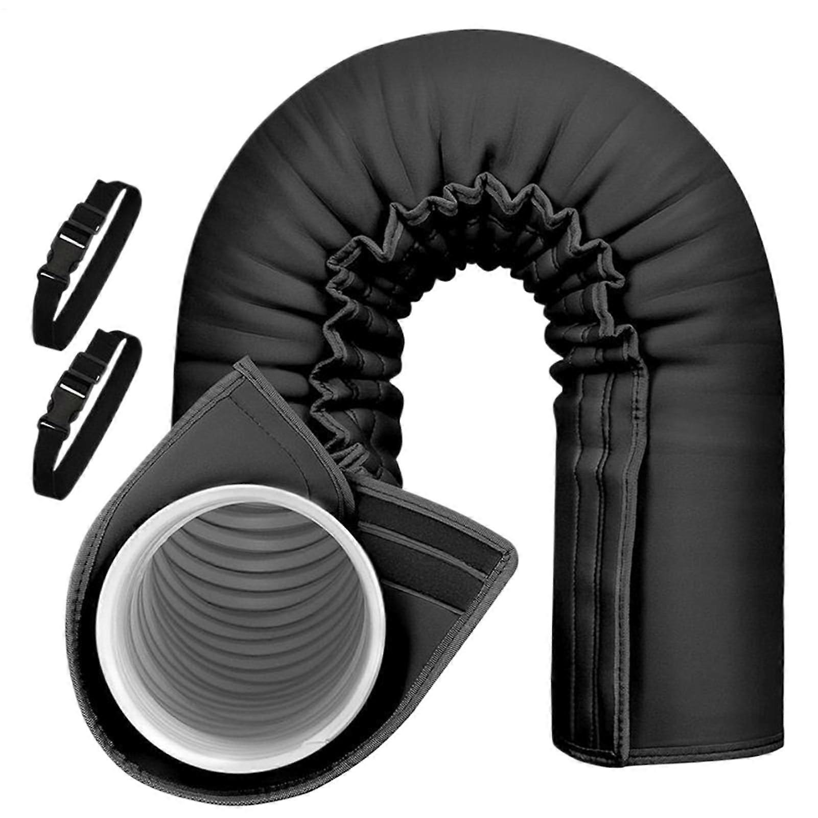 Portable A/C Hose Insulation Cover With Adjustable Buckle Strap, Dustproof Insulated Sleeve, Universal Fit Office/Home