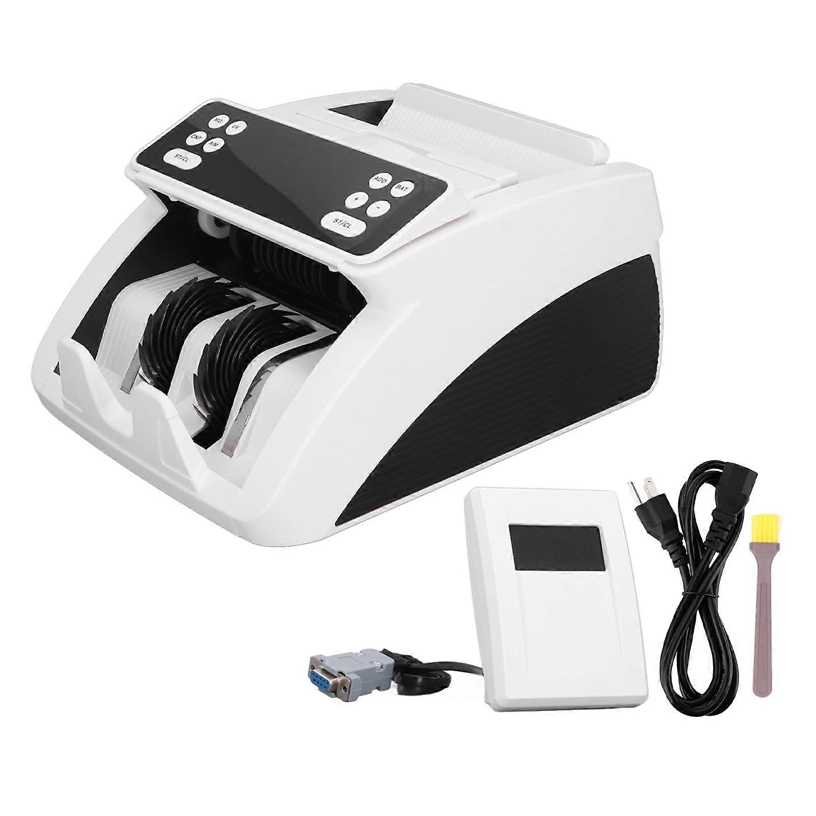 Money Counter Machine 80W MG UG IR Counterfeit Detection Portable Banknote Counter
