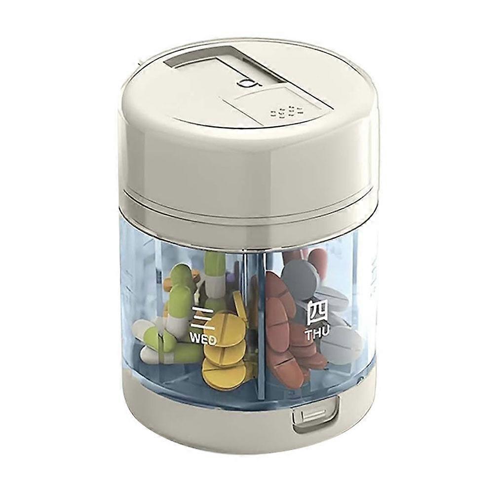 Portable Medicine Dispenser Sorting Storage Weekly Pill Box