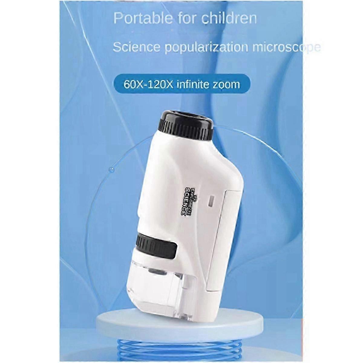 "Handheld Microscope Science Laboratory Mini Handheld Battery Powered Children's Microscope"