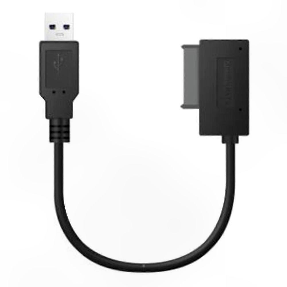 USB 2.0 to SATA Adapter Cable for CD/DVD Drives, Slimline 13 Pin Converter for PC Laptop Optical Drives
