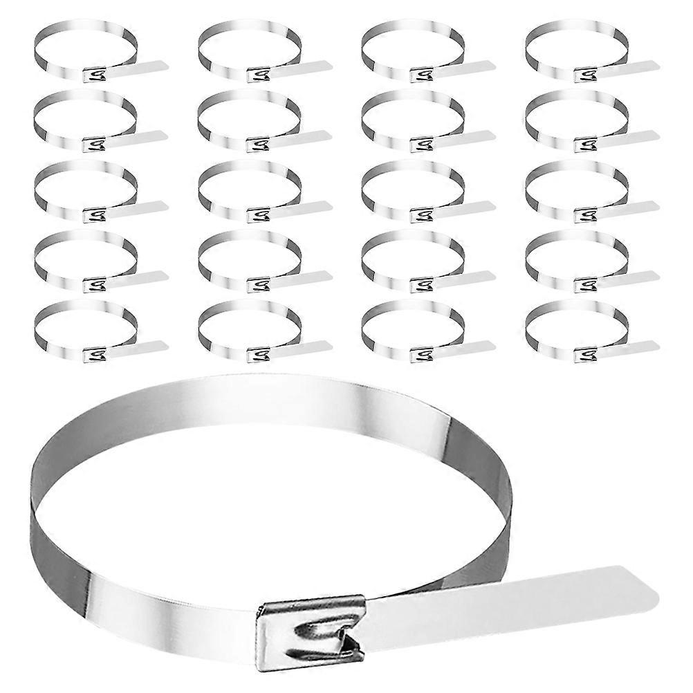Heavy Duty Stainless Steel Cable Ties 100Pack Ideal For Piping Fixation In Chemical Areas And Coastal Regions With Exceptional Strength