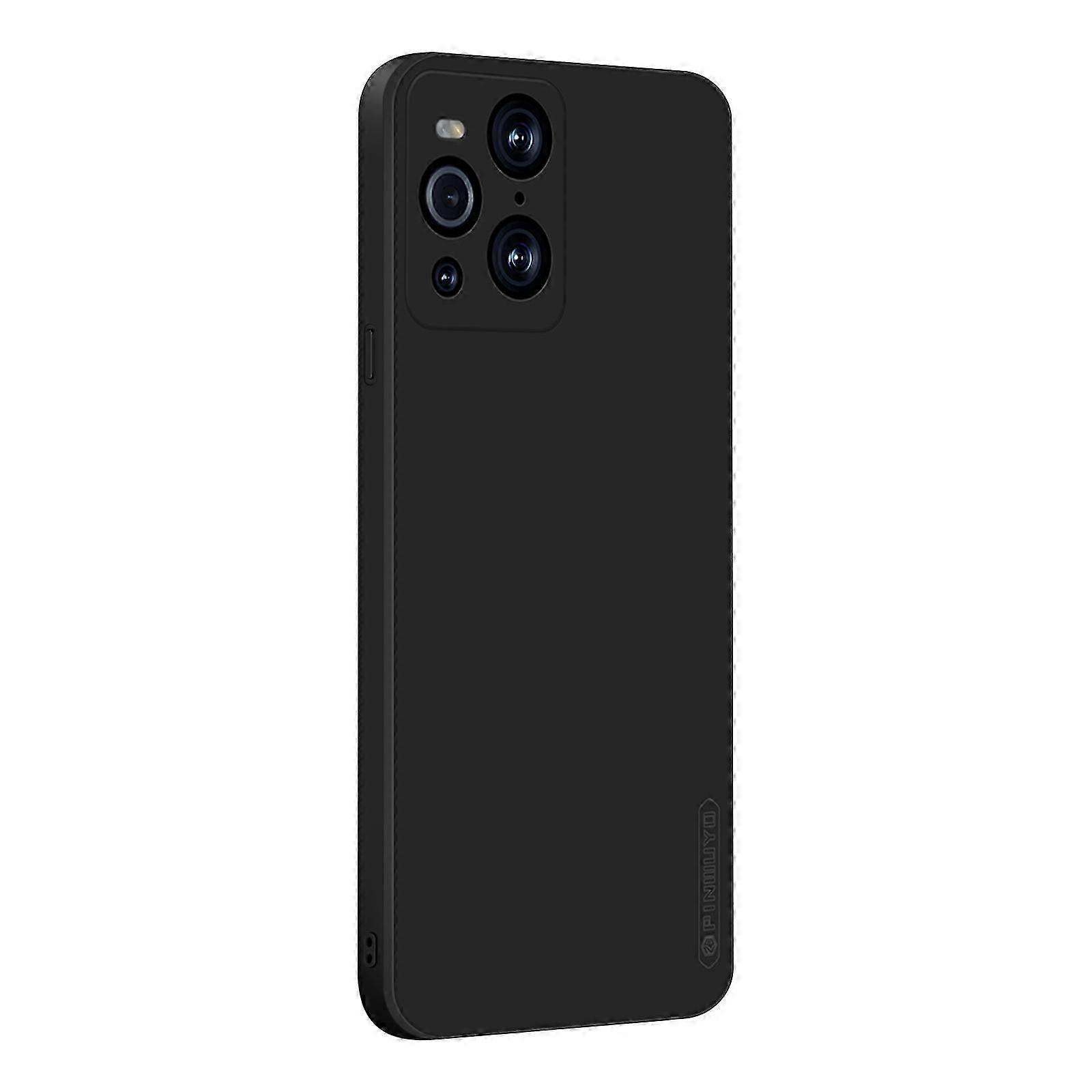 For OPPO Find X3 / Find X3 Pro PINWUYO Touching Series Liquid Silicone TPU Shockproof Case(Black)
