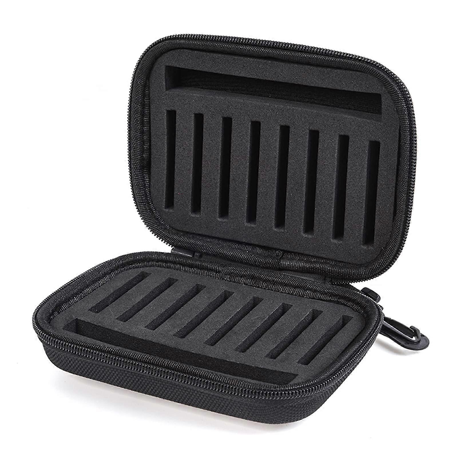 Fly Fishing Fly Box with 3 Compartments, Durable Storage Bag for Hooks and Lures, Travel-Friendly Protective Cover