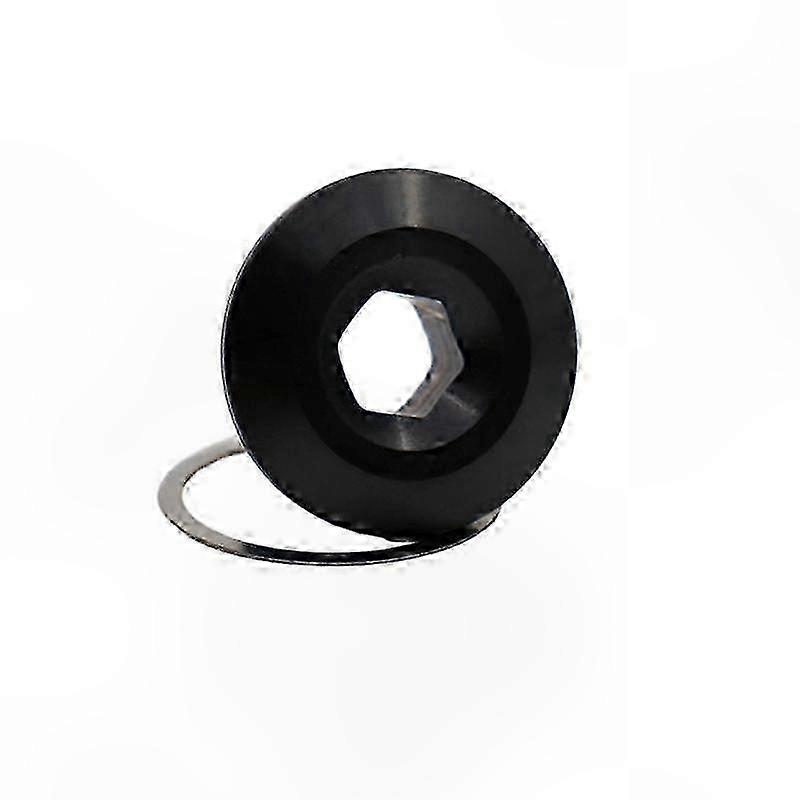 Black Bicycle Crankset Screw for Double Crank Components - Compatible with XTR FC-M9100