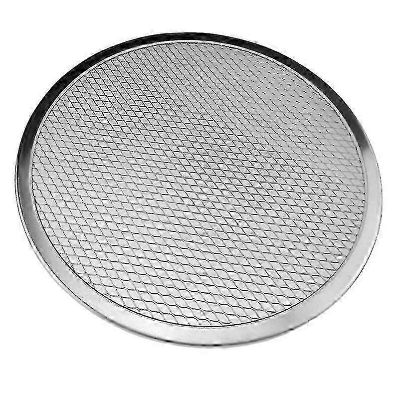 Αλουμίνιο Pizza Pan Mesh Ανθεκτικό στη σκουριά Metal Bread Pan Eyelet Design Hollow Pie Mesh Baking Househol-FCY