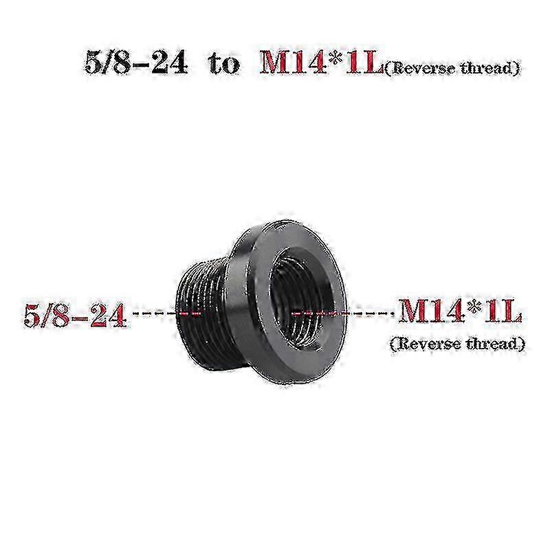 2025 1pc Of 5/8" X 24 To 1/2-28 To M14x1 To M14x1.5 For Barrel Thread Adapter-In Stock